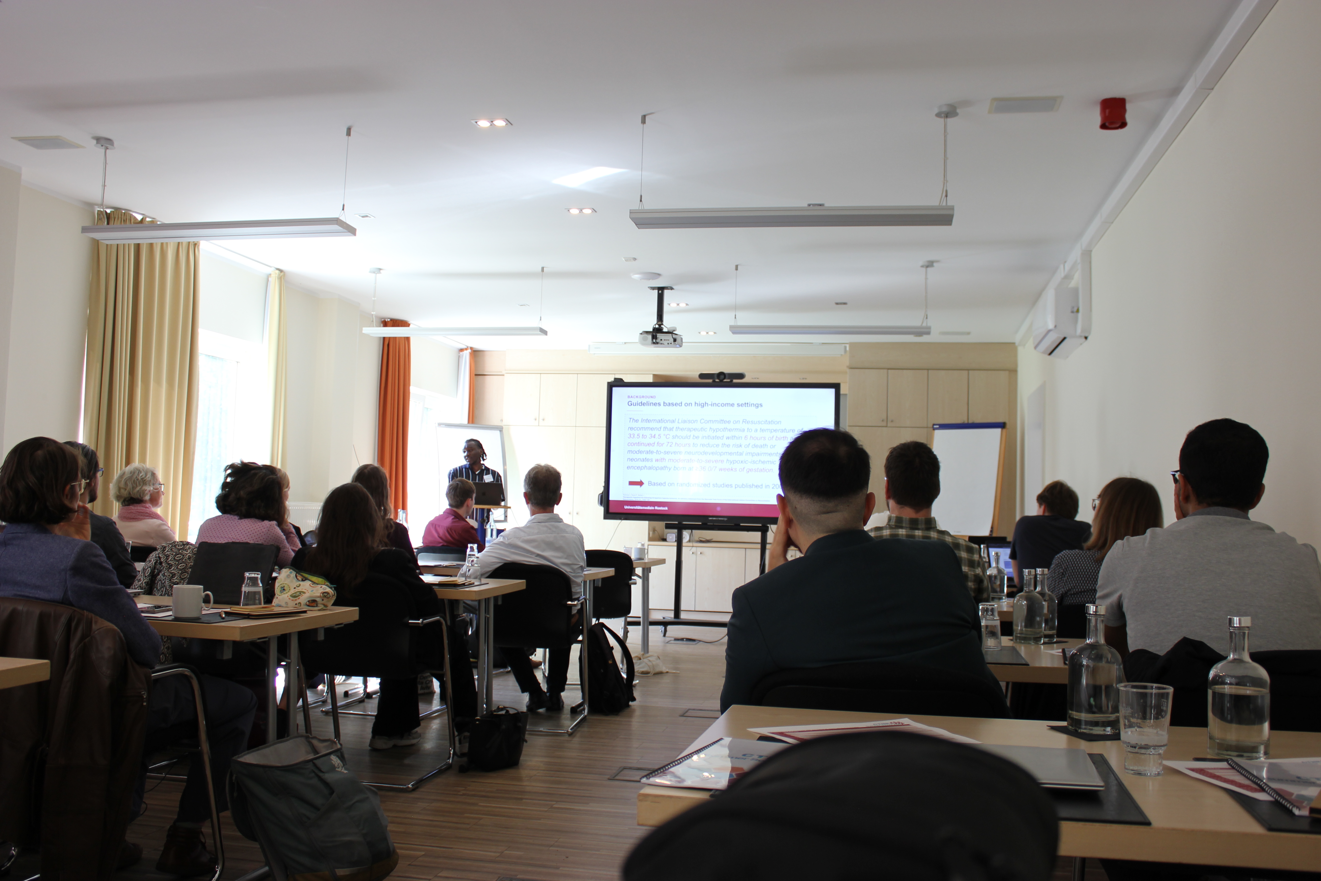 Rodrigue Ndabashinze presenting at the CTNR Summer School 2026